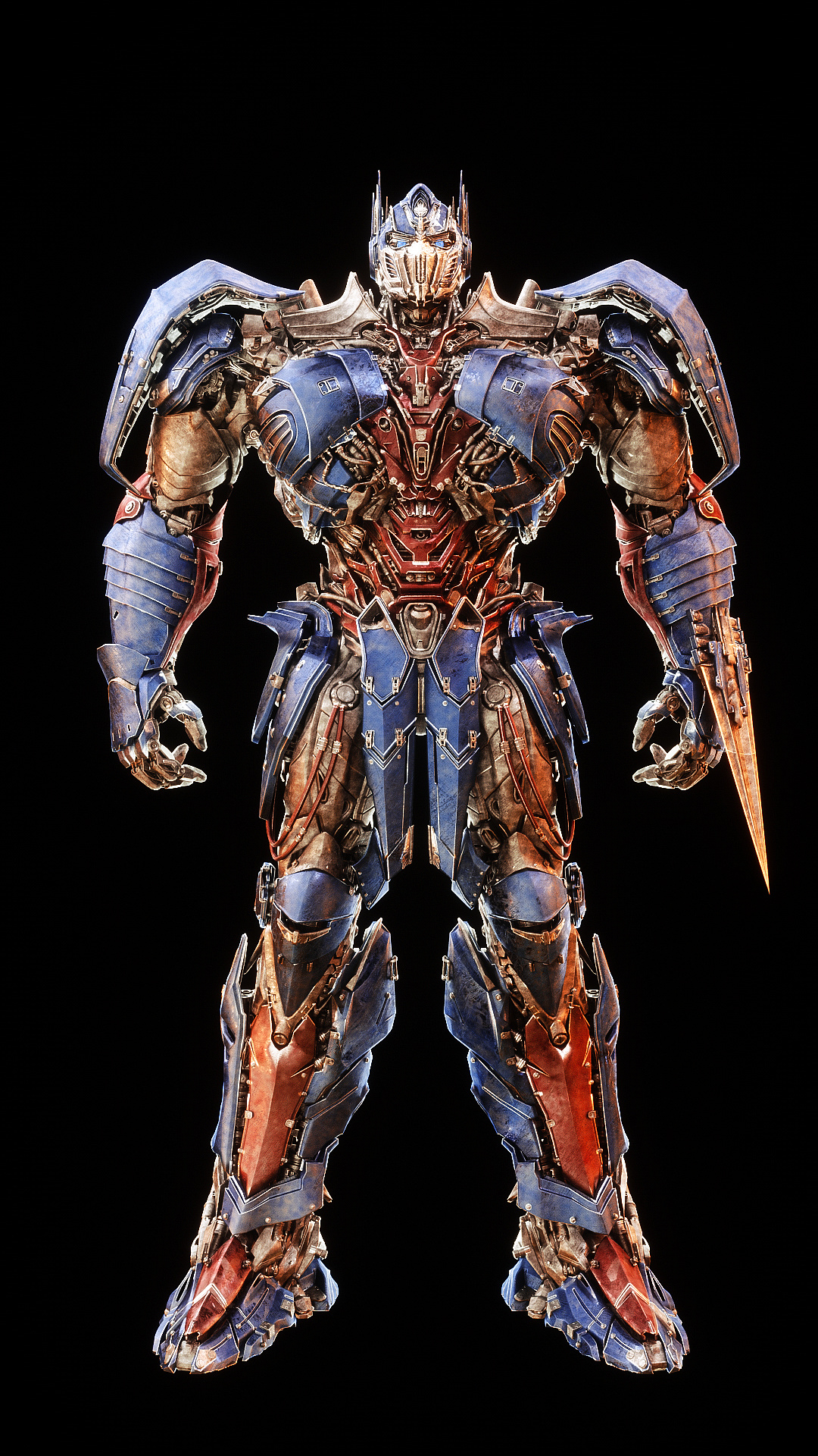 《变形金刚-擎天柱》|三维|人物/生物|隔夜茶_ - 原创作品 - 站酷
