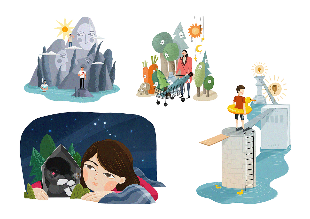 自由职业插画师与鱼YUYU作品集更新（图ZMjE2MDUxNDg0） - 商业插画 - 站酷设计师与鱼Yuyu原创素材 - 站酷ZCOOL