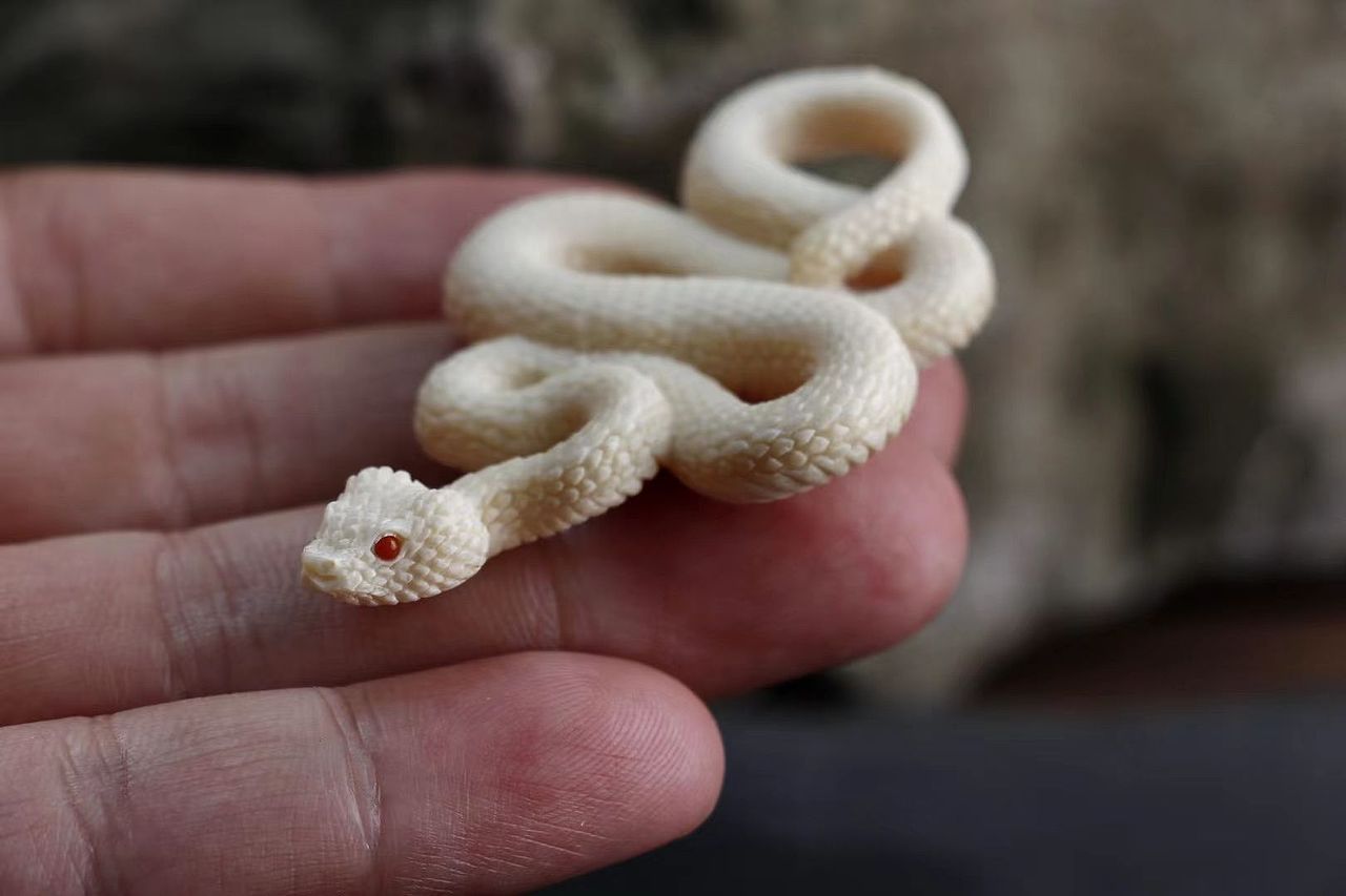 猛犸牙|灵蛇（图ZMzQxNjkwNDYw） - 工艺品设计 - 站酷设计师木子工艺丨猛犸原创素材 - 站酷ZCOOL