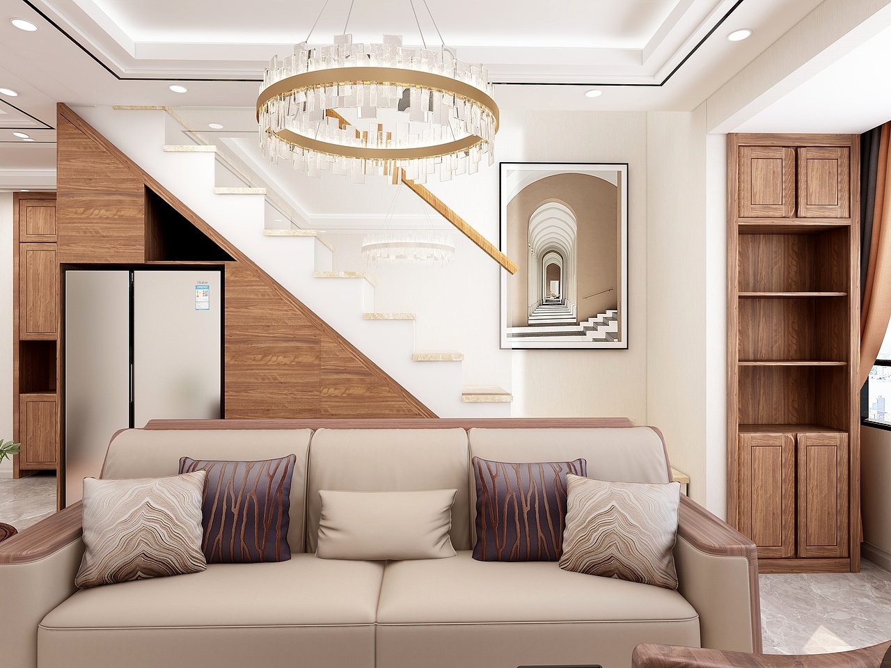 现代简约I客厅主卧