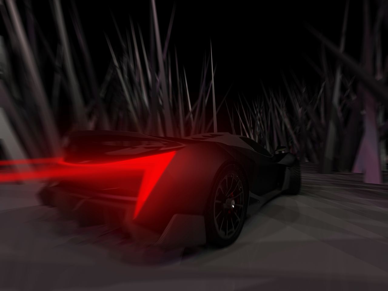 我设计的超跑----渲染练习升级~