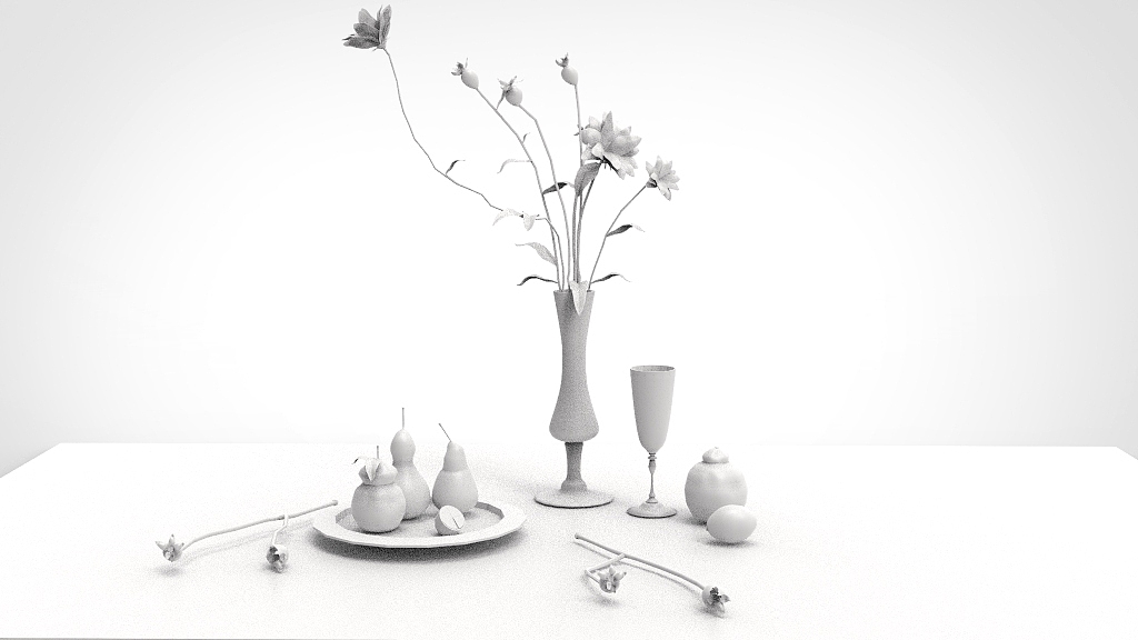 3d建模静物展示