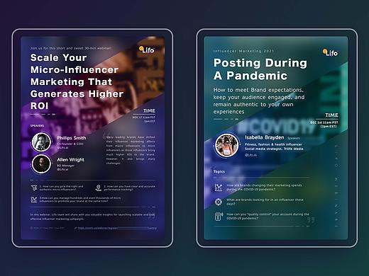 Webinar Poster Design - 网络研讨会海报设计