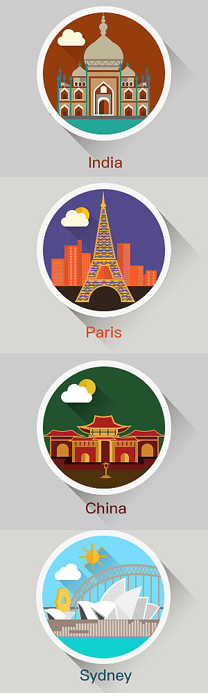 扁平化小练习（个人主页-ZMTk5ODk0MjA=） - 其他UI - 站酷设计师Cat澄澄原创素材 - 站酷ZCOOL