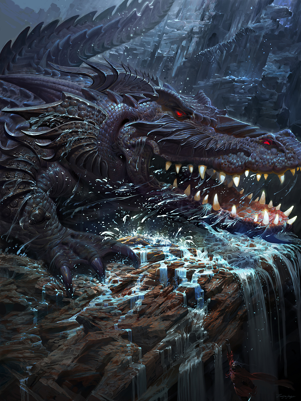 心绘cg — 焦杰峰《鳄鱼进化版》