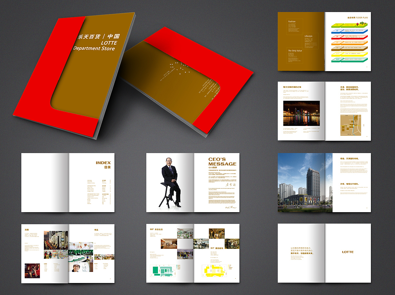画册设计(乐天百货 | 中国)