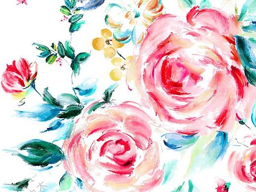 色粉 写意花卉【花享家】