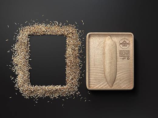 一款可以重复使用的大米包装设计