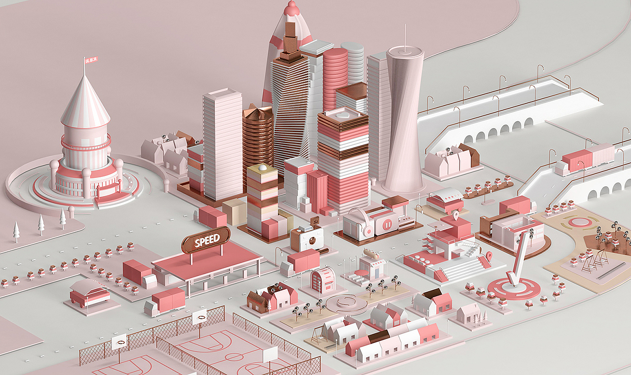 《 C4D 临摹 》--Draw from Behance PT 04