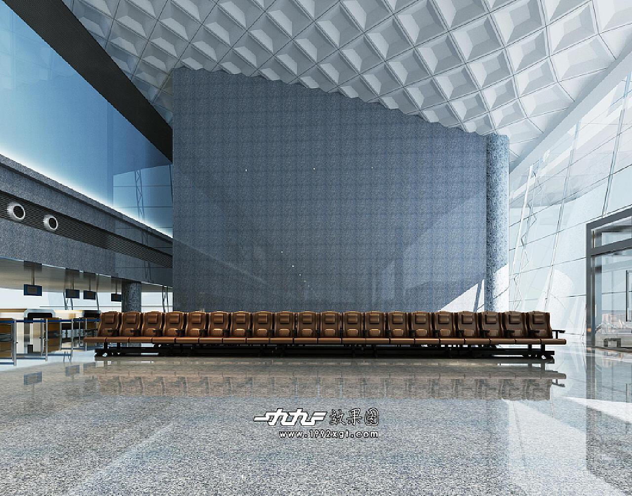 机场大厅|空间|家装设计|Z53163066 - 临摹作品 - 站酷 (ZCOOL)