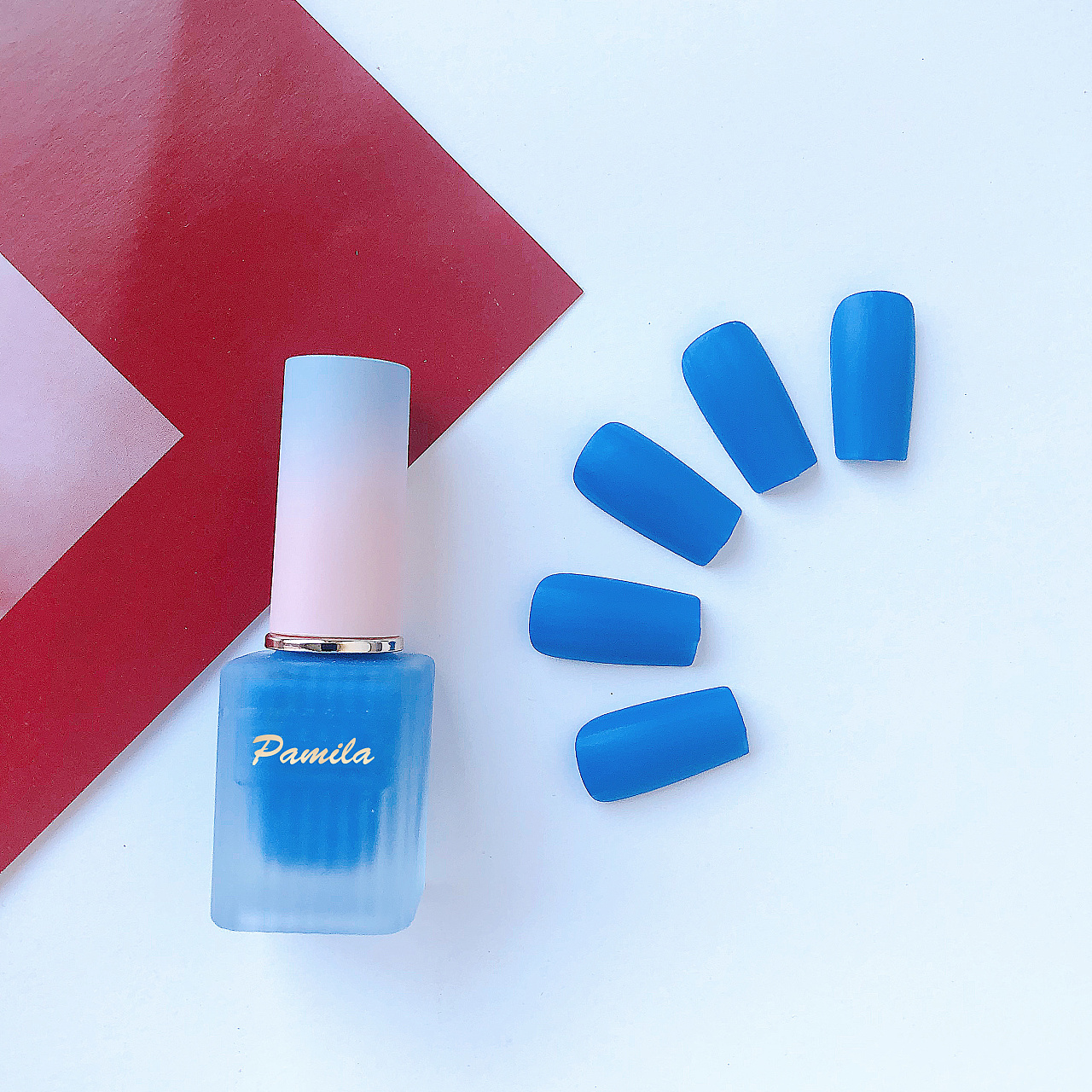 磨砂指甲油瓶子 手机拍摄