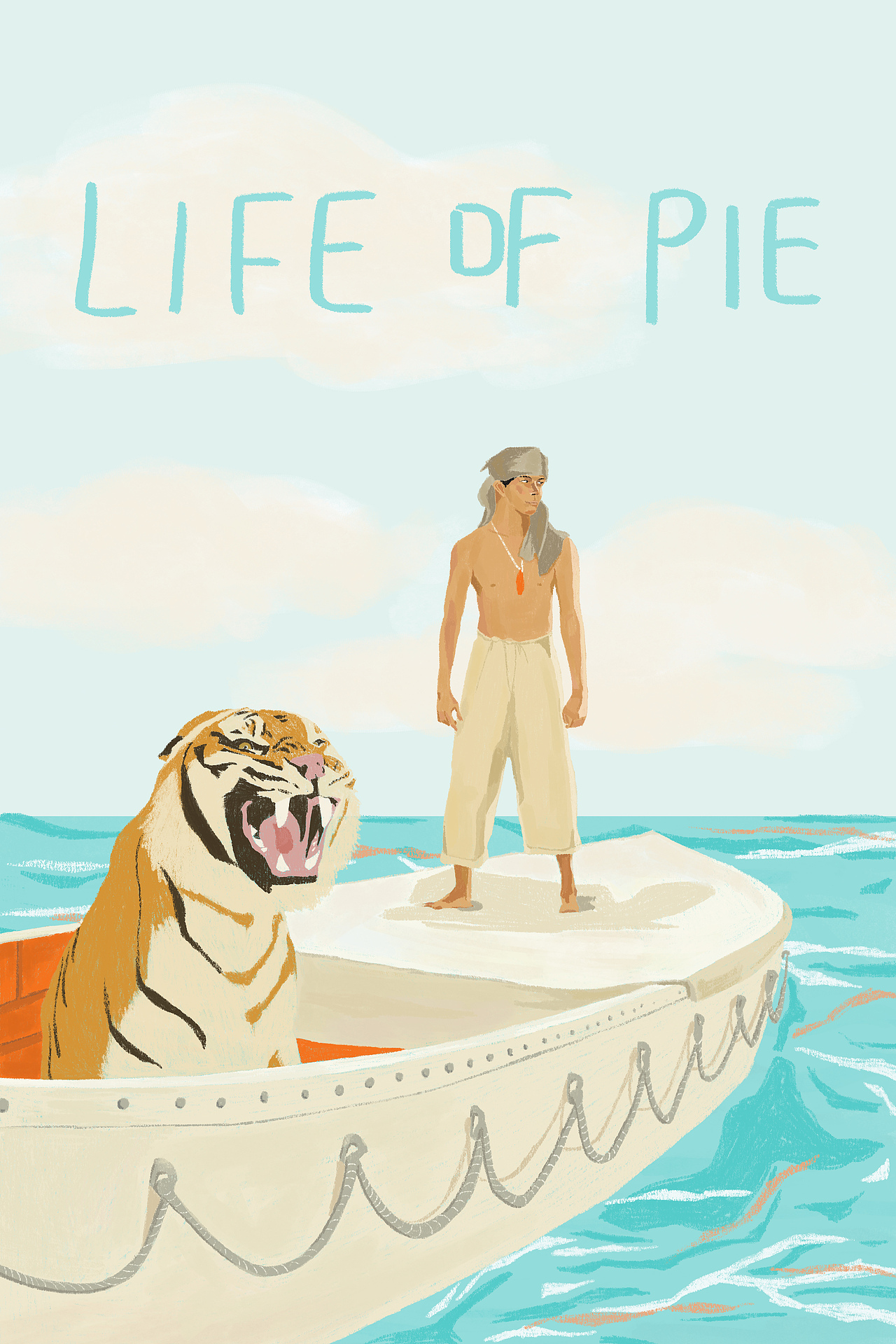 经典电影海报插画