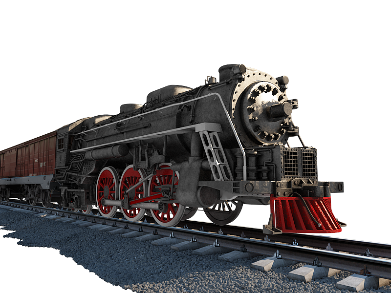 蒸汽火车渲染