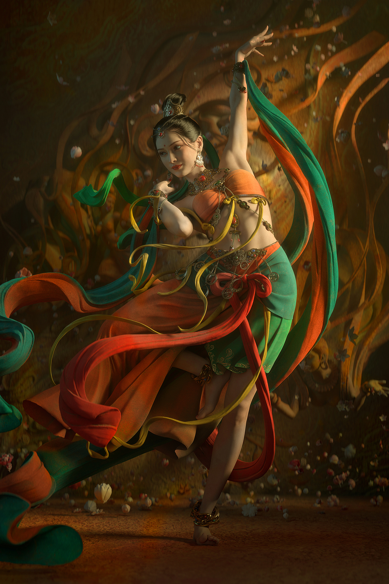 秘境之舞（图ZMjg2NTU0NTY4） - 人物/生物 - 站酷设计师罗其胜原创素材 - 站酷ZCOOL