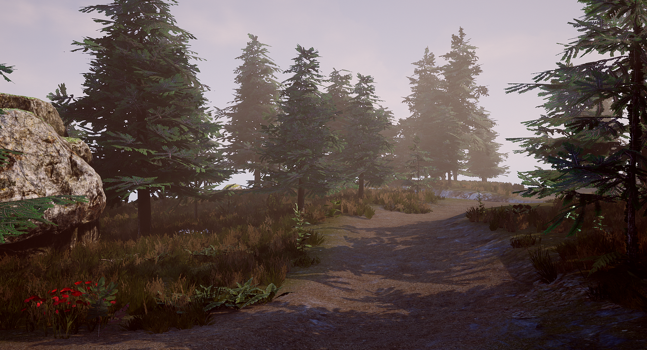 UE4户外场景练习（图ZMTgyNjA1MjQ0） - 场景 - 站酷设计师Felix6138原创素材 - 站酷ZCOOL