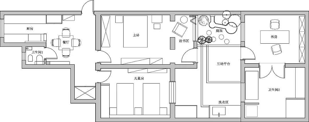 住宅 | 木卜之宅（图ZMTY3MTE1NTIw） - 家装设计 - 站酷设计师顾月宏原创素材 - 站酷ZCOOL