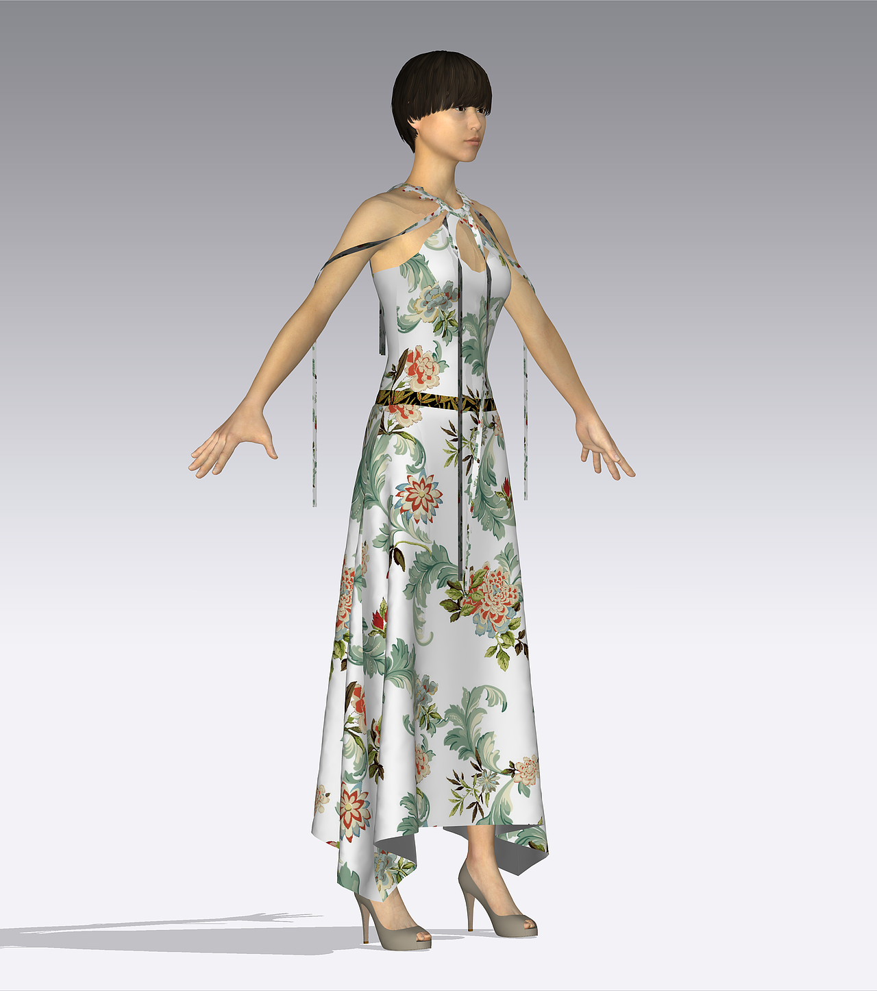 clo三维服装效果图！