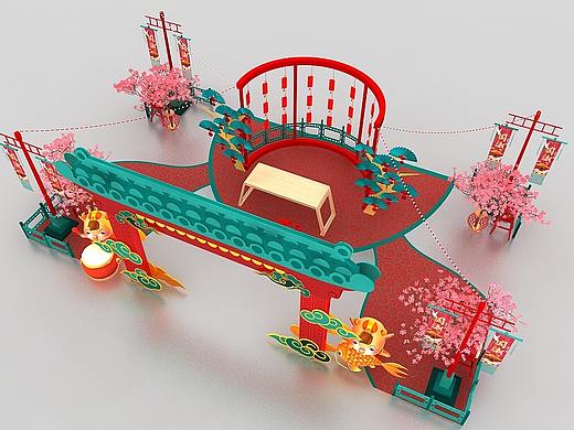 国潮美陈