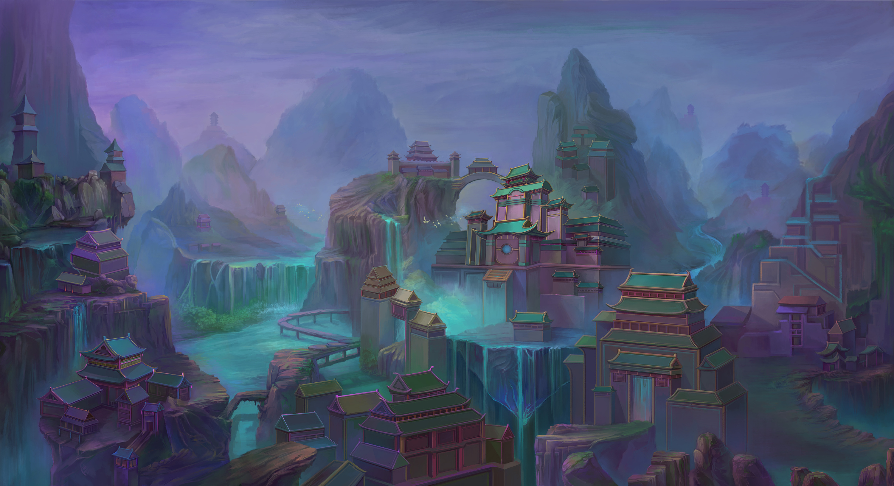 中国风原画场景