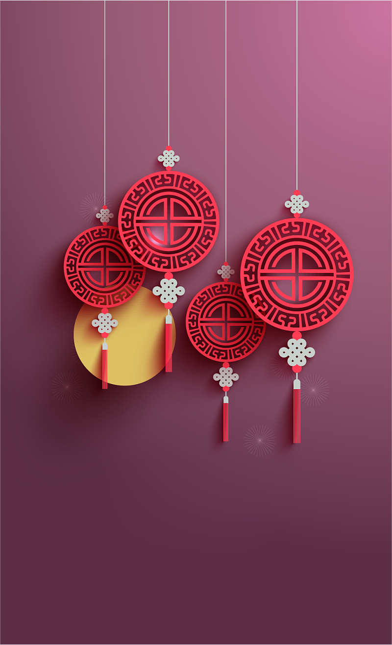 元旦新年过年海报背景简洁