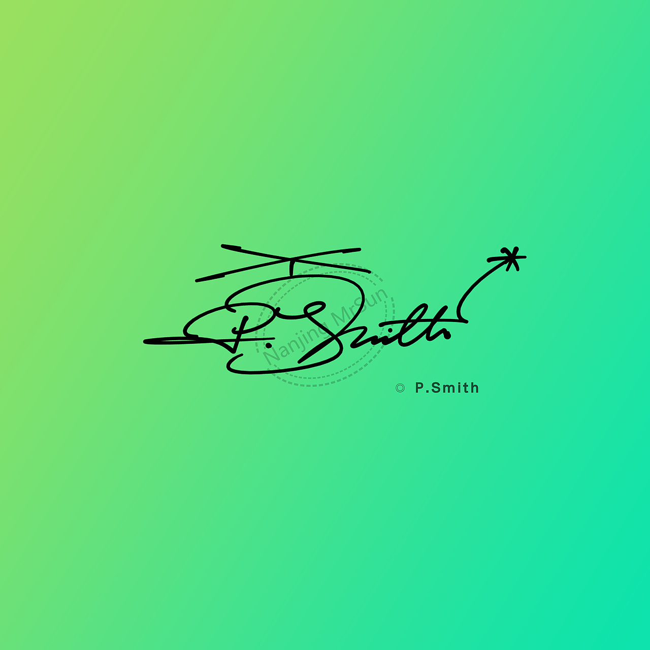 Some new signatures created for Mr. P Smith