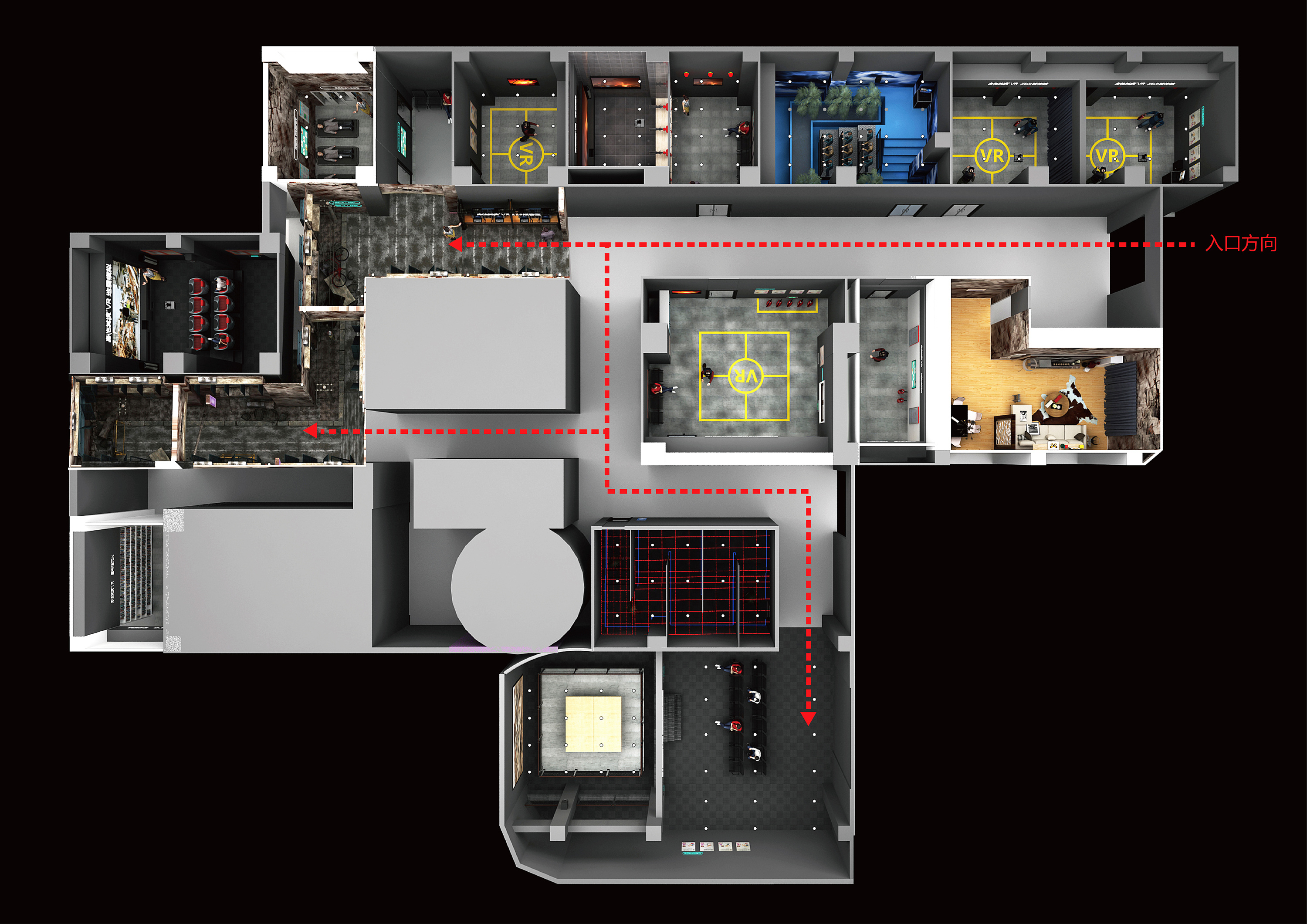 灾害体验馆概念图|空间|家装设计|楠锅 - 原创作品 - 站酷 (zcool)