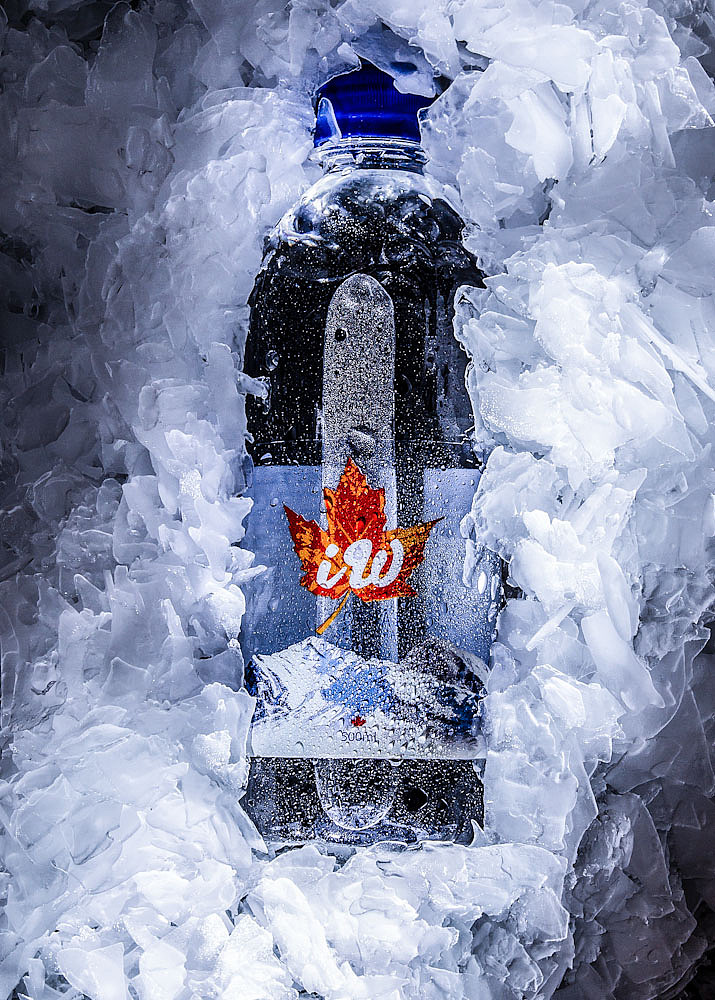 产品摄影 冰镇矿泉水