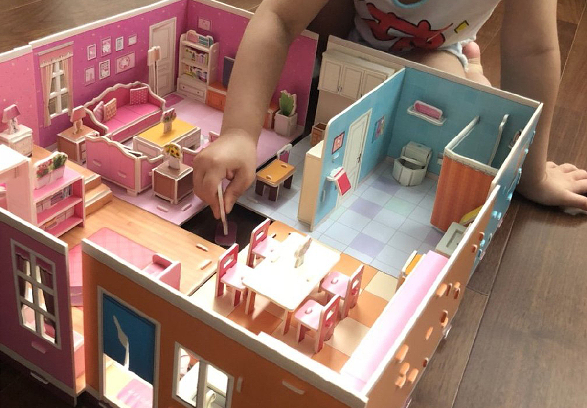 diy小娃娃屋_立體拼圖設(shè)計（圖ZMjM2MjMzMjQw） - 玩具 - 站酷設(shè)計師紙模設(shè)計師JENTC原創(chuàng)素材 - 站酷ZCOOL