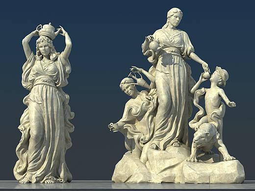 一组欧洲雕塑（个人主页-ZMzg0NTcwNDg=） - 雕塑 - 站酷设计师袁果果原创素材 - 站酷ZCOOL