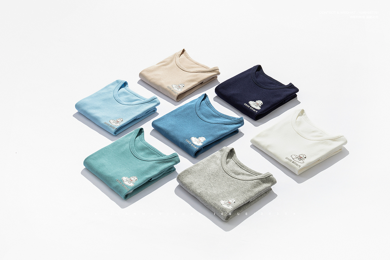 儿童保暖内衣 创意摄影 | 儿童秋衣套装服饰 静物拍摄（图ZMjE1ODM2ODcy） - 产品摄影 - 站酷设计师简木视觉原创素材 - 站酷ZCOOL