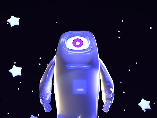 太空人_3D（个人主页-ZNTU5MzA1OTI=） - 人物/生物 - 站酷设计师周东海原创素材 - 站酷ZCOOL