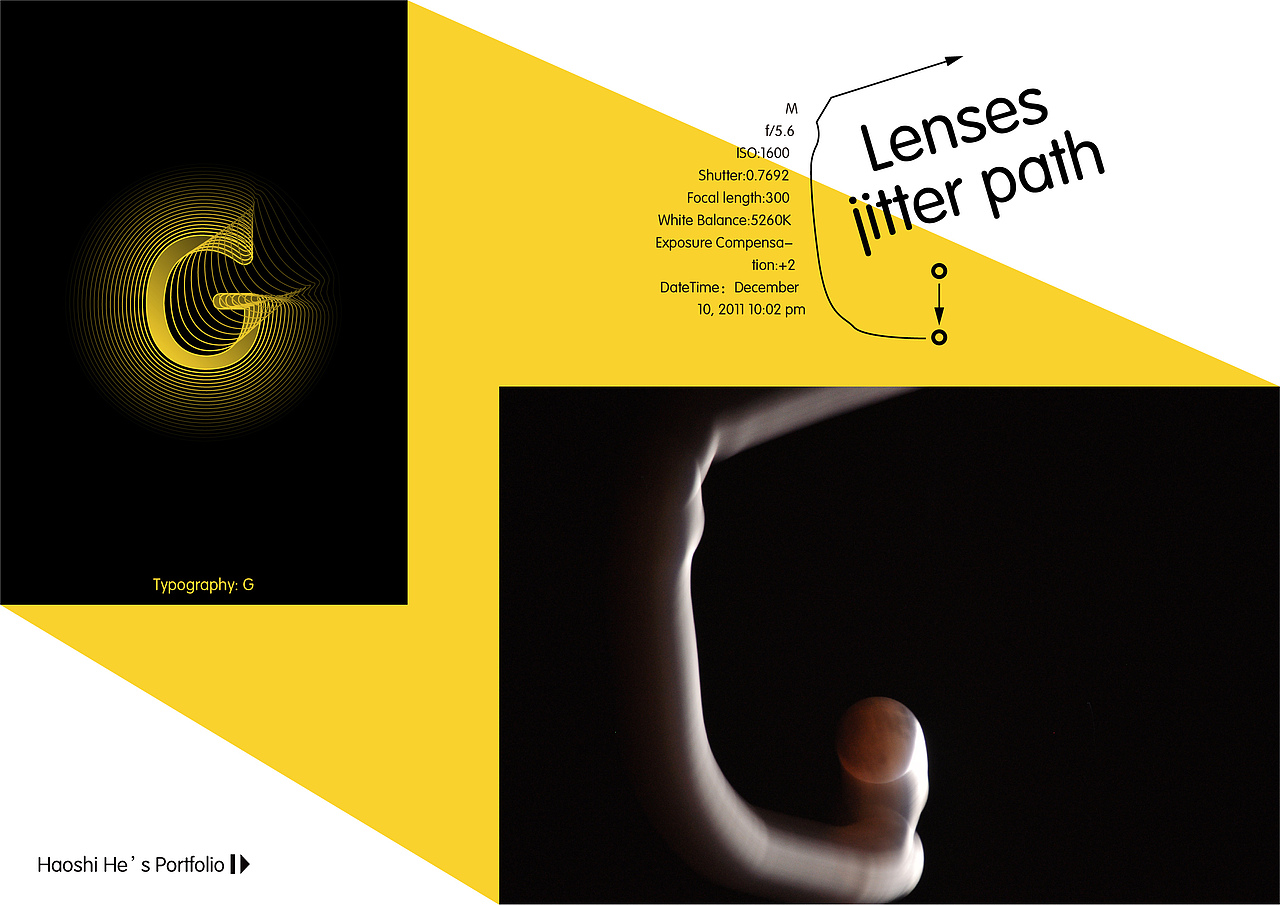 月全食主题概念摄影与字体设计