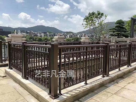 别墅户外庭院小区优质铝艺栏杆  美观安全