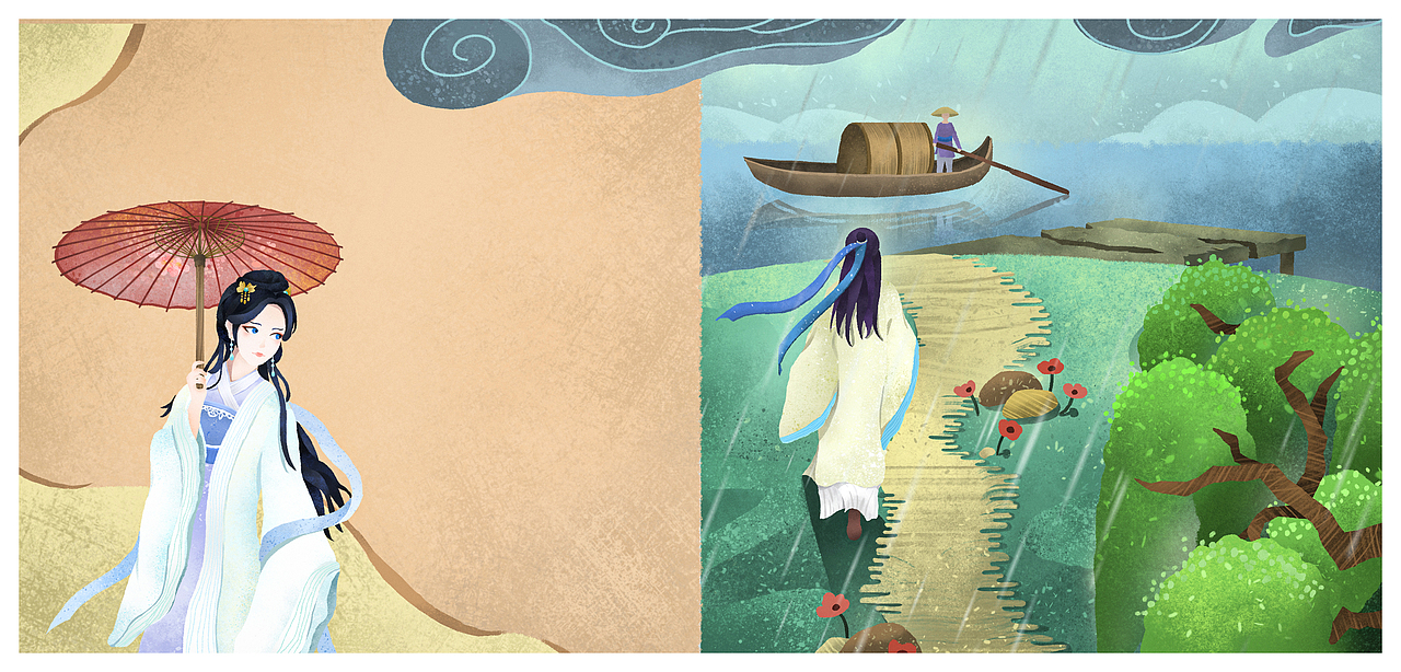 白蛇·前缘（图ZMjcyODMxMTEy） - 绘本 - 站酷设计师招摇伢原创素材 - 站酷ZCOOL