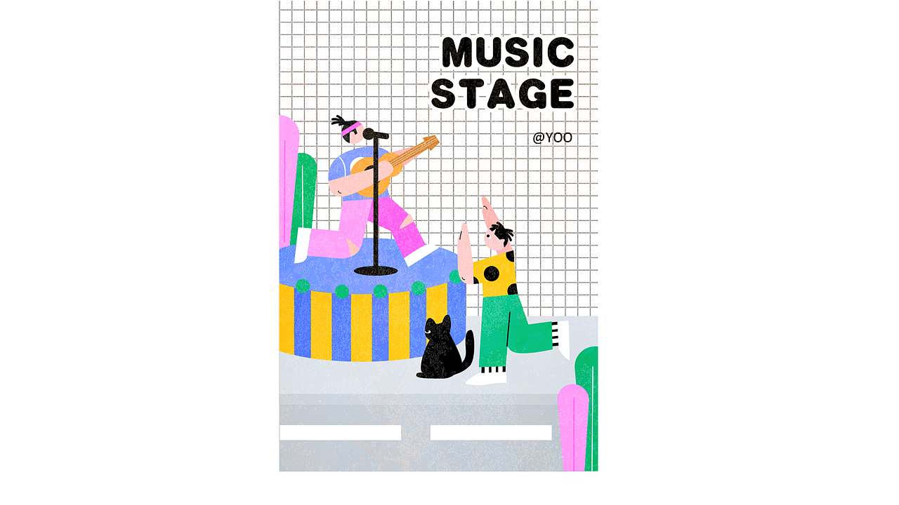 9DAYS插画打卡②-YOO×DINLab（图ZMjEwMDY4MjQw） - 创作习作 - 站酷设计师瑶哎呦原创素材 - 站酷ZCOOL