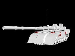 铁龙坦克无材质模型