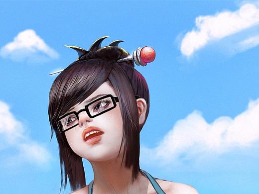 海滩嬉戏