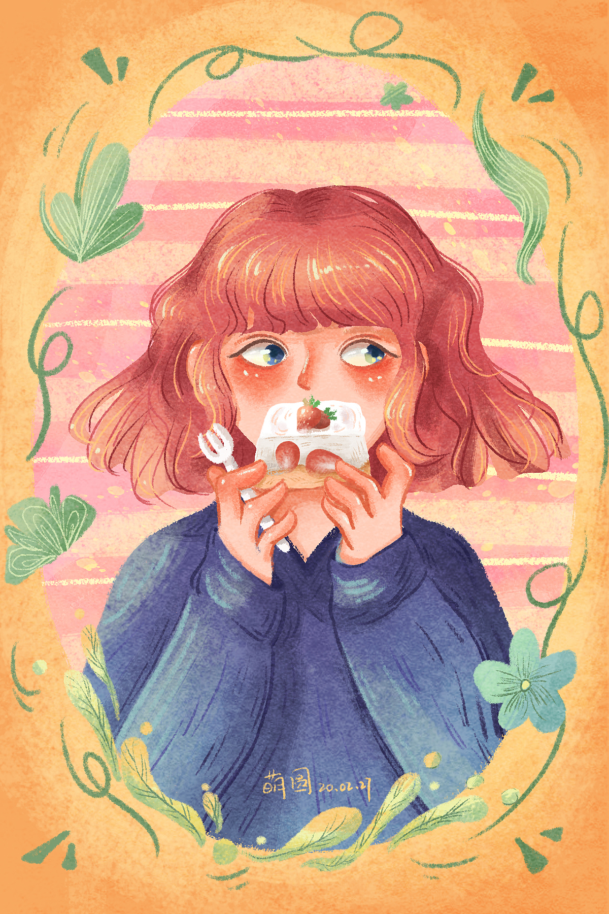 原创扁平风插画-人物篇