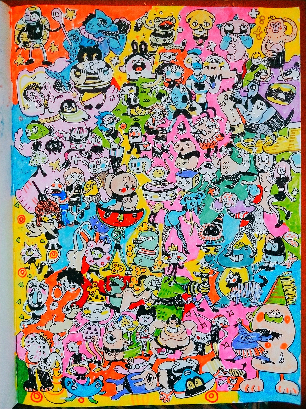 字母小怪物（图ZMjI0OTU5NzQ4） - 新锐潮流插画 - 站酷设计师你单身原创素材 - 站酷ZCOOL