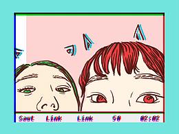 chill girl 插画系列