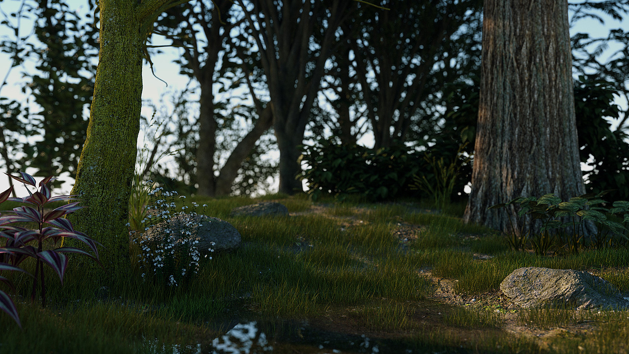 C4D&OC森林自然场景（图ZMTk1MDI1NTg4） - 场景 - 站酷设计师送水兄弟原创素材 - 站酷ZCOOL