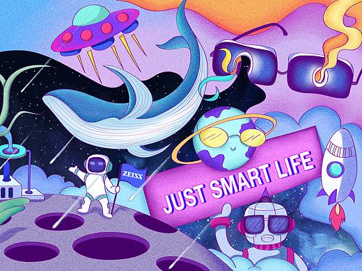 ZEISS｜蔡司镜片-打开奇妙新视界- just smart life（个人主页-ZNDYzNDE3MDQ=） - 包装 - 站酷设计师木羊酱原创素材 - 站酷ZCOOL