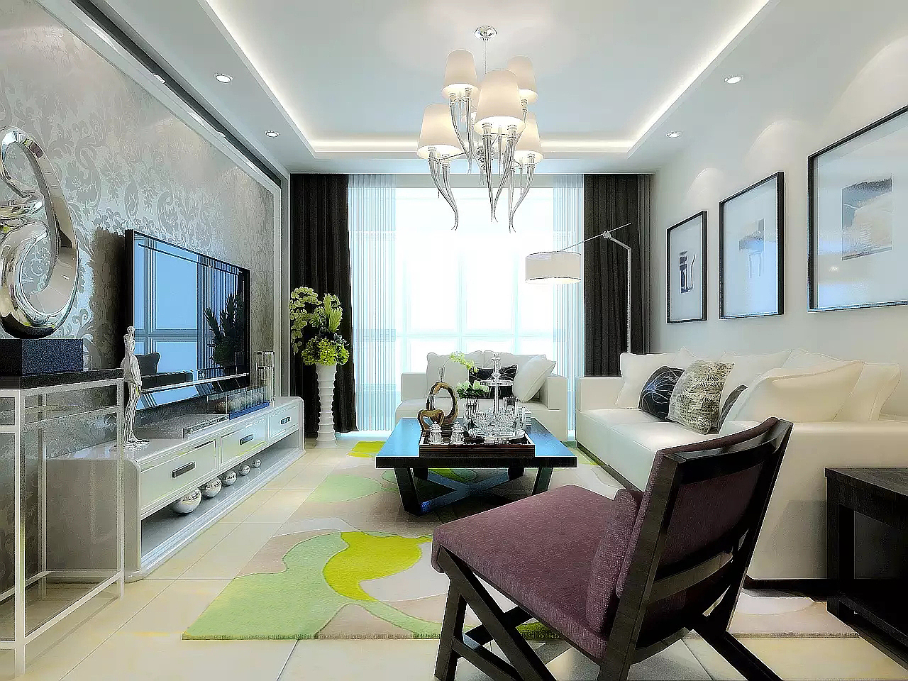 沈阳北轩装饰-尚海印象82平现代（图ZMjE3NzQwNjIw） - 其他 - 站酷设计师沈阳北轩装饰原创素材 - 站酷ZCOOL