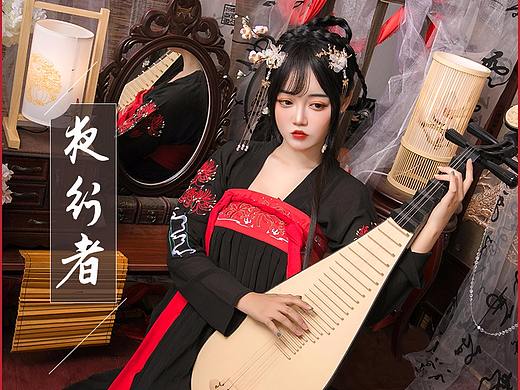 齐胸夜行者汉服详情页