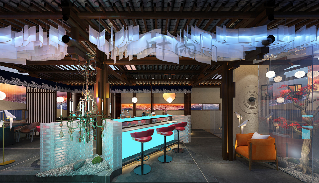 酒肆餐馆效果图