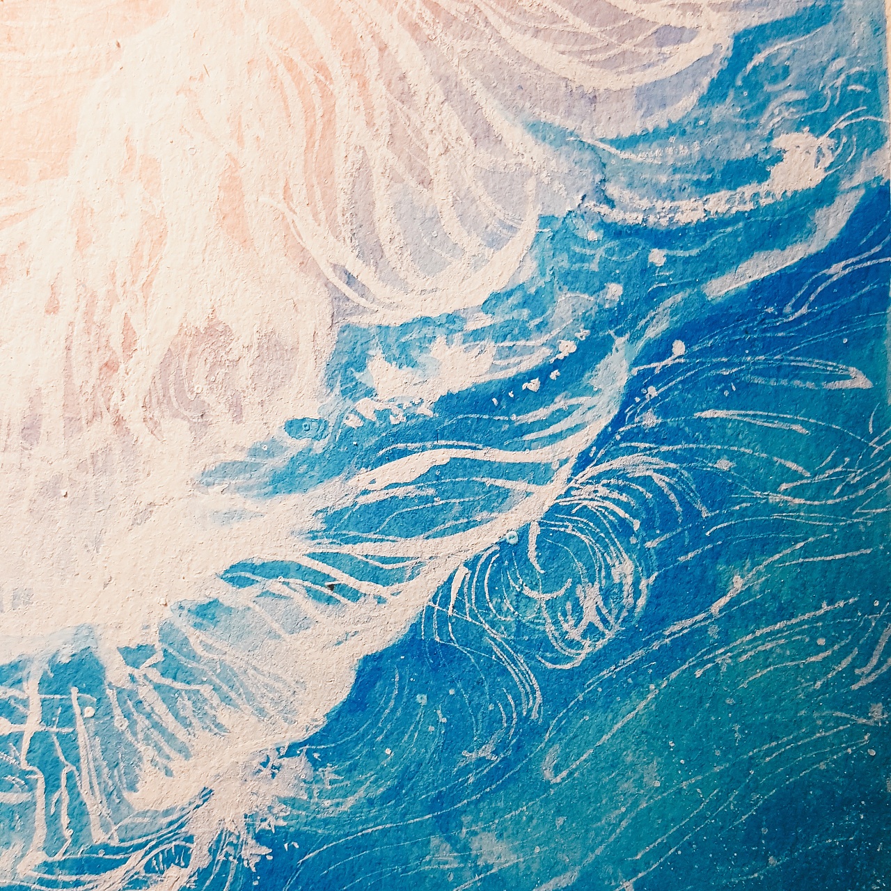 水母，海洋的水彩画|摄影|静物|Z_Simple - 原创作品 - 站酷 (ZCOOL)
