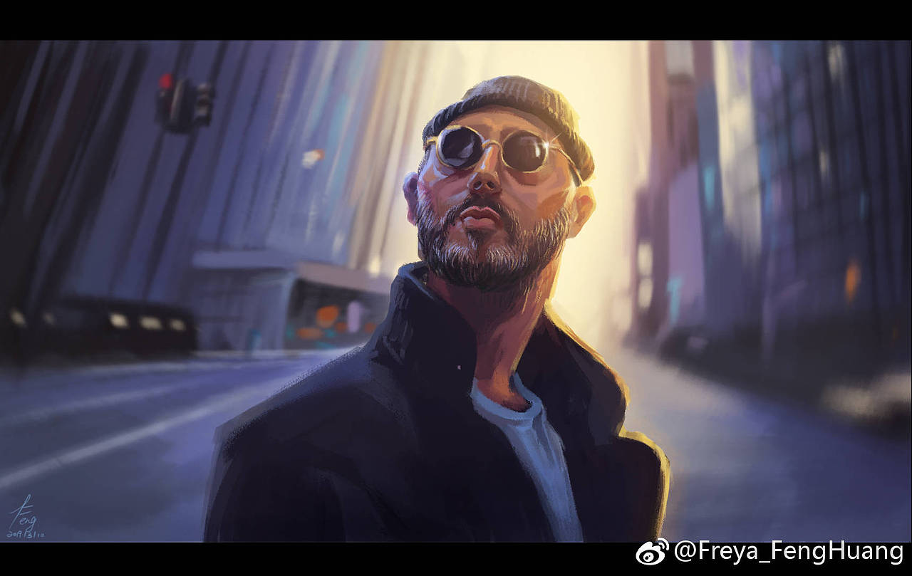 Leon 插画习作（图ZMTQ4ODI4NjE2） - 创作习作 - 站酷设计师凤Freya原创素材 - 站酷ZCOOL