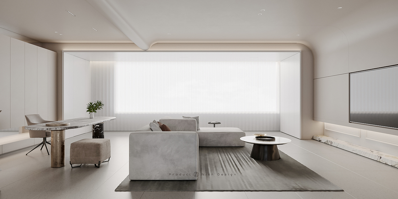 Romance in Apr. 现代&法式效果渲染