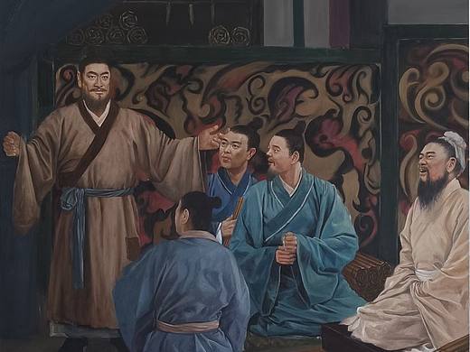 仲子庙油画作品系列