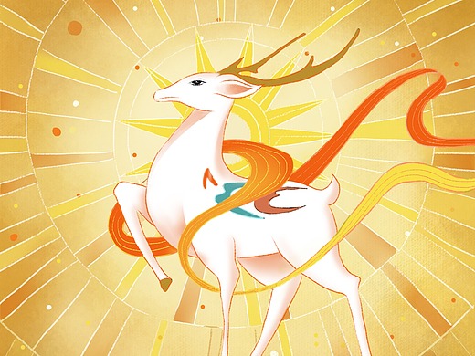 中国风-敦煌九色鹿